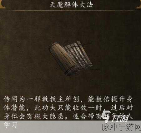 侠客风云传前传，墓地武功抉择指南