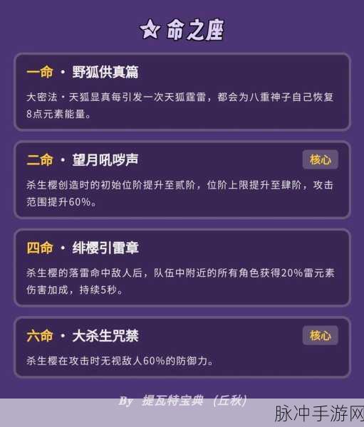原神八重神子技能效果与上线全解析