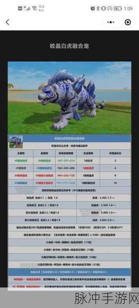 创造与魔法宠物进化秘籍大公开