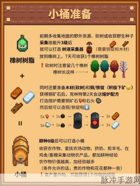 星露谷物语，第一年酿酒开局秘籍大公开