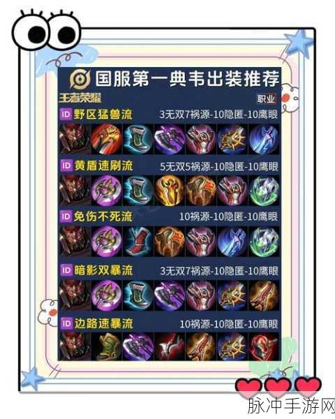 典韦出装秘籍，打造最强六神装