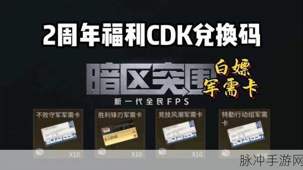 暗区突围 2024 年兑换码全攻略，惊喜不断等你来
