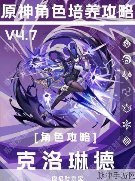 原神，克洛琳德技能全解析，强度超乎想象