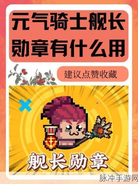 元气骑士舰长勋章的神奇用途与技巧