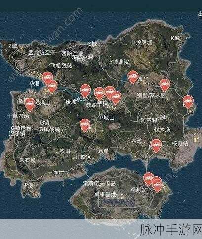 和平精英，海岛地图无敌卡点大揭秘