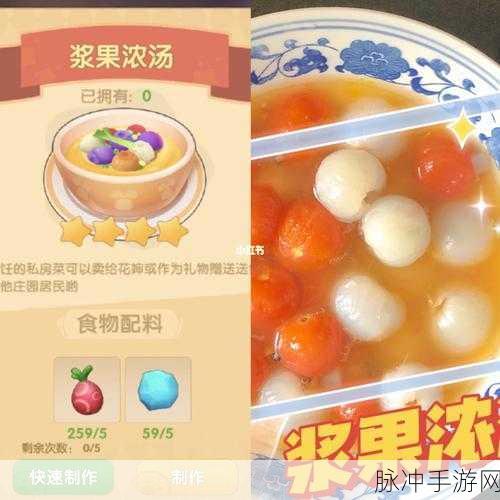 摩尔庄园手游，橙色浆果获取全攻略及位置大揭秘