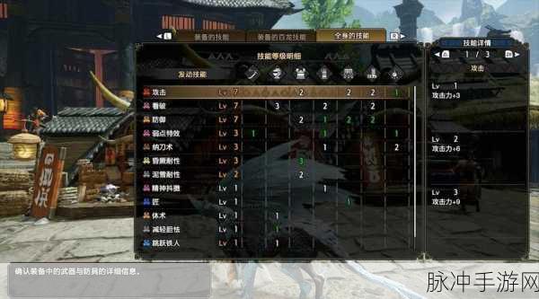 怪物猎人崛起，角色装备搭配的致胜之道