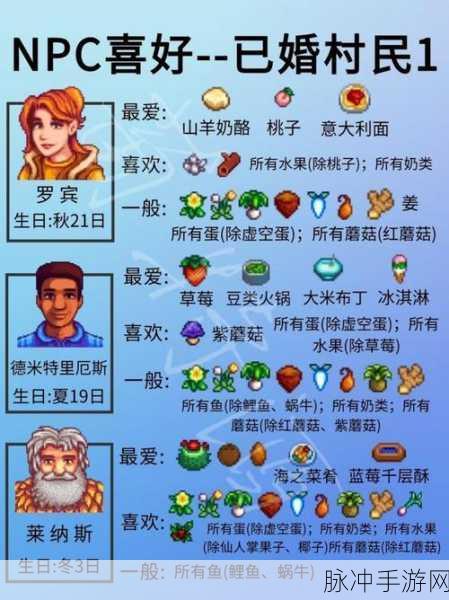 星露谷物语，海莉的喜好全揭秘