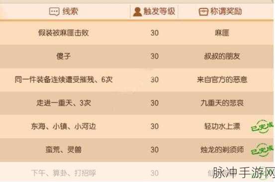诛仙手游隐藏任务美人触发全攻略
