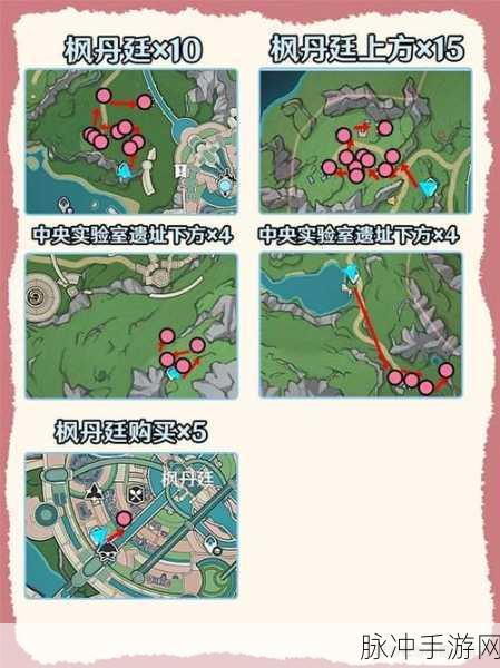 原神林尼突破必备，虹彩蔷薇高效速刷全点位指南