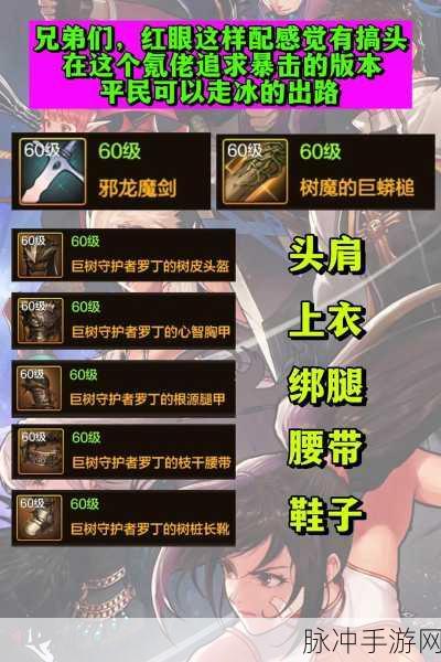 DNF 红眼远古装备选择与出装攻略指南
