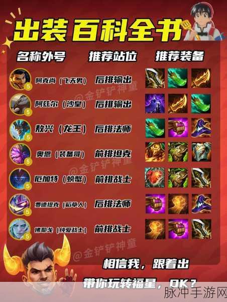 金铲铲之战 20 费卡全解析，称霸战场秘籍