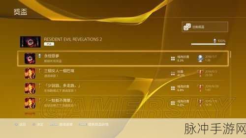生化危机，启示录 奖杯全攻略指南