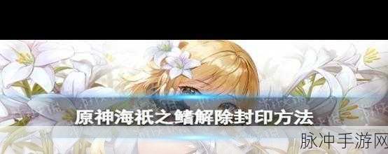 原神海祇之鳍封印解除全攻略指南