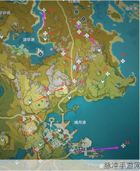 原神岩神瞳全位置详细指南与分布图