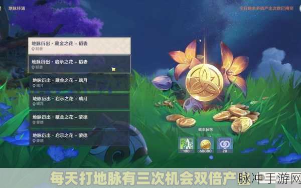 原神地脉移涌活动全方位深度攻略与玩法指南
