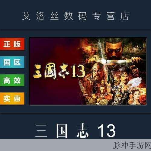 三国志13Steam平台发售全解析，手游公司视角下的攻略数据