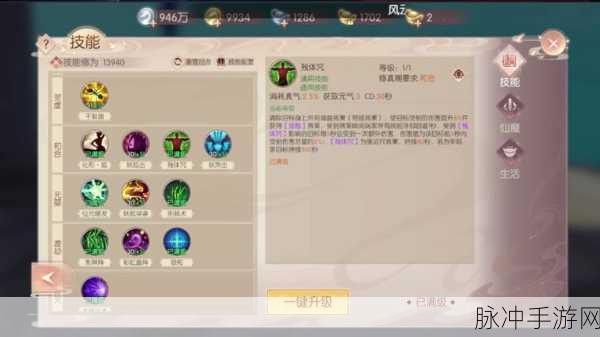 完美世界手游法师技能全解析，掌握元素之力的奥秘
