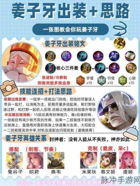 王者荣耀团战深度剖析，姜子牙技能运用与老夫子试炼中的站位策略智慧