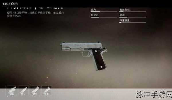绝地求生刺激战场，手枪装高倍镜技巧深度揭秘，突破限制实现神奇操作