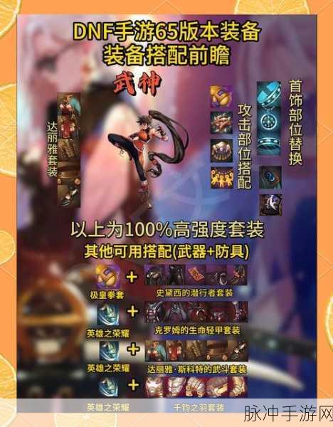 地下城与勇士60级魔神装备选择全攻略