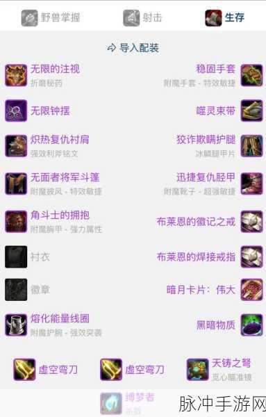 不思议迷宫恶魔猎手战刃装备深度全面解析，解锁强大属性力量的奥秘