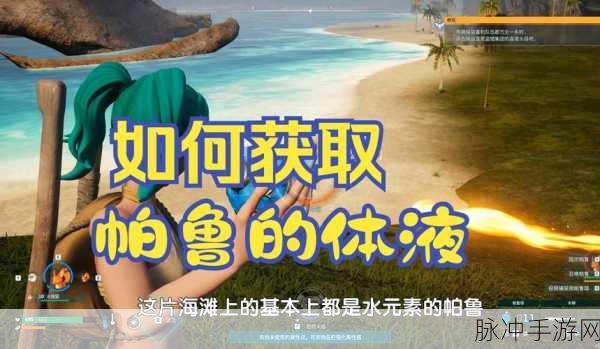 揭秘幻兽帕鲁，全新道具体液获取全攻略