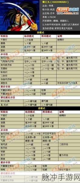 2025年拳皇WingEX深度攻略，八神庵招式解析与技能介绍