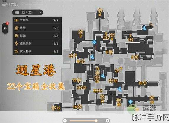 崩坏星穹铁道仙舟罗浮迴星港宝箱全攻略，位置览与开启秘籍详解