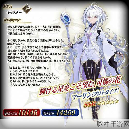 FGO角色深度解析，梅林各阶段精美立绘及战斗模型全方位鉴赏