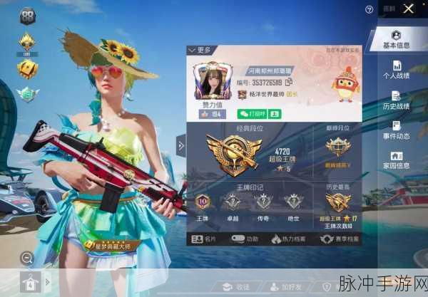 和平精英V认证，解锁你的荣耀之路