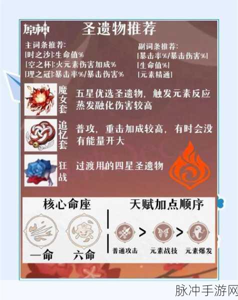 原神胡桃圣遗物搭配完全攻略，解锁最大化输出与生存能力