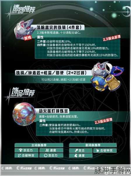 崩坏星穹铁道流萤培养材料全解析