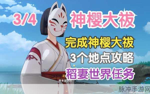 原神神樱大祓，绀田村井底探险全攻略