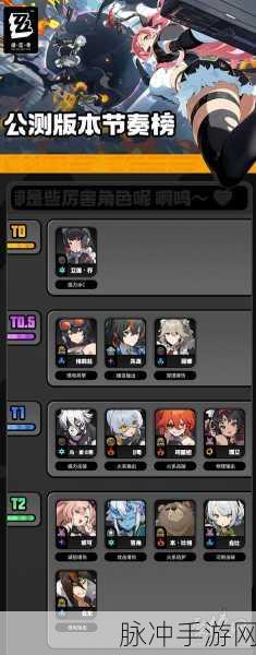 绝区零角色强度节奏榜深度解析