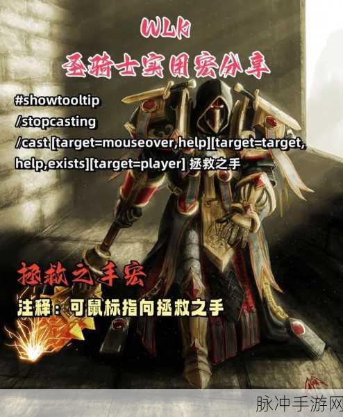 80级惩戒骑WLK一键输出宏：80级惩戒骑WLK一键输出宏，助你轻松秒杀敌人