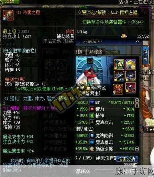 DNF2025 男街霸白金徽章的精准抉择指南