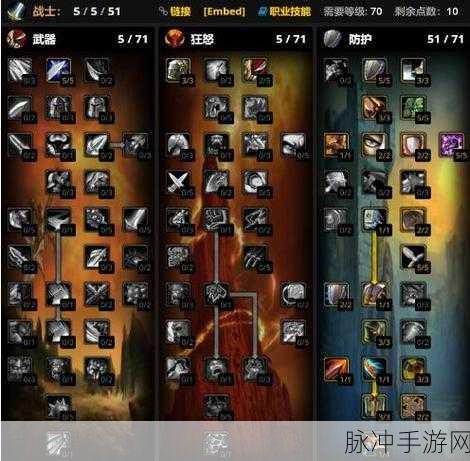 wlk防战天赋：“全面解析WLK防战天赋：提升生存与输出的关键策略”