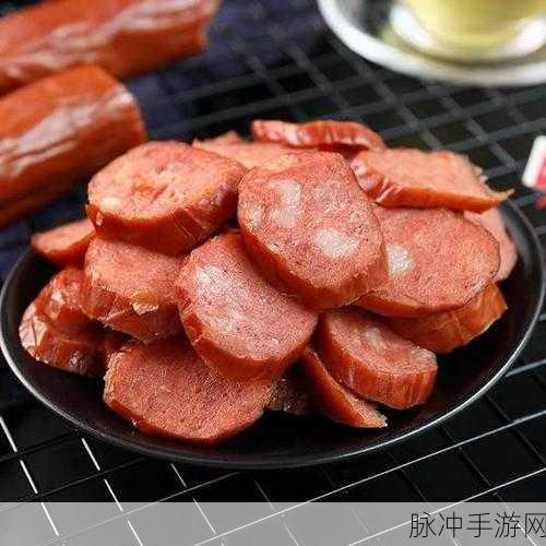 井川里予吃红肠：井川里予品尝红肠，体验美味与文化交融的乐趣