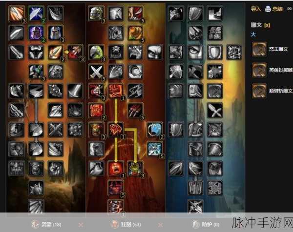 wlk武器战天赋：全面解析WLK武器战天赋及其优势策略探讨