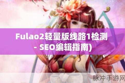 Fulao2检测线路1:拓展Fulao2检测线路1以提高数据处理效率与准确性