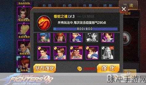 拳皇98终极之战OL深度解析，揭秘魂匣的真正含义