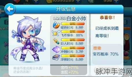 天天酷跑角色深度解析，白金小帅、审判女王、闪电骑士、小魔女与蒙面战神排名