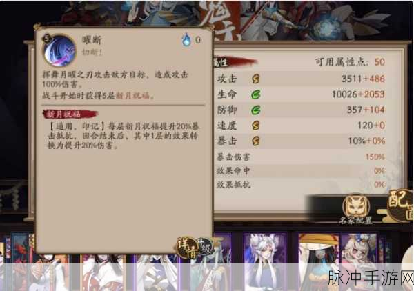 阴阳师SSR泷夜叉姬御魂搭配深度解析与推荐