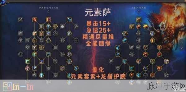 魔兽世界元素属性选择：魔兽世界元素属性选择：深度解析与最佳搭配指南