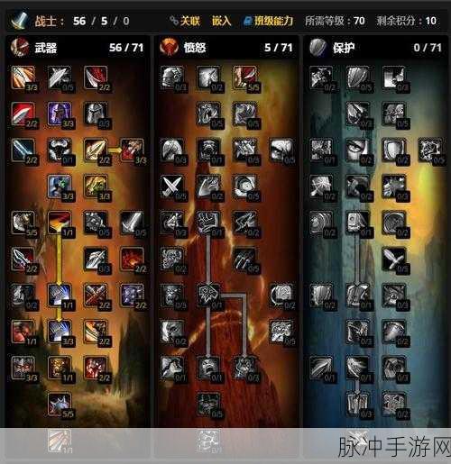 怀旧服wlk战士PVP天赋：怀旧服WLK战士PVP天赋解析：掌控竞技场的终极攻略