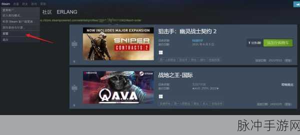steam最热游戏怎么查：要查找Steam上最热游戏的扩展信息，可以访问Steam平台，查看“热门”或“畅销”榜单。