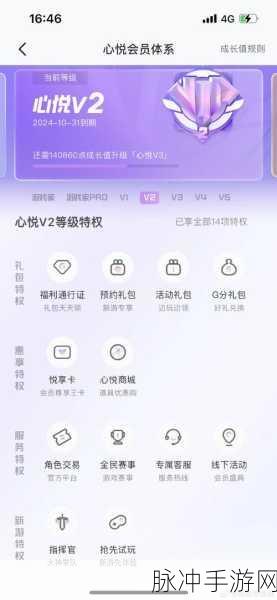 心悦会员：提升心悦会员体验，享受更多专属福利与服务！