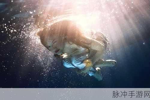 两人 上面2人 下边水：两人并肩而立，水下世界的奇妙探险