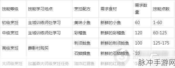 烹饪290到300怎么升：提升烹饪技巧：从290到300的美味之旅